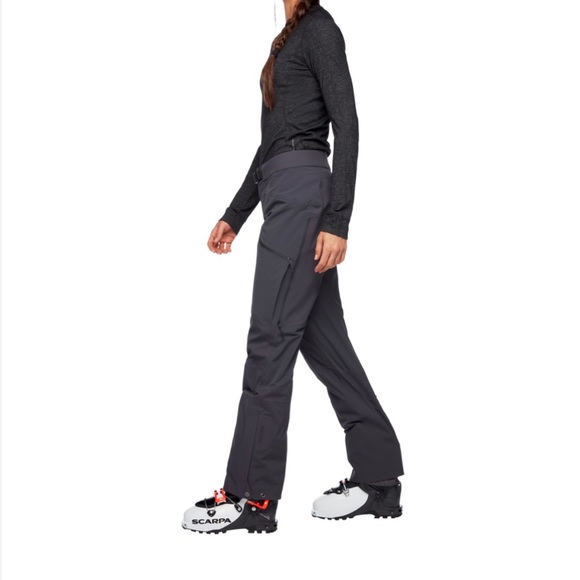 NWT Black Diamond Dawn Patrol Hybrid Pants Ski/Snowboard in Carbon/Gray Xsmall - Picture 2 of 15